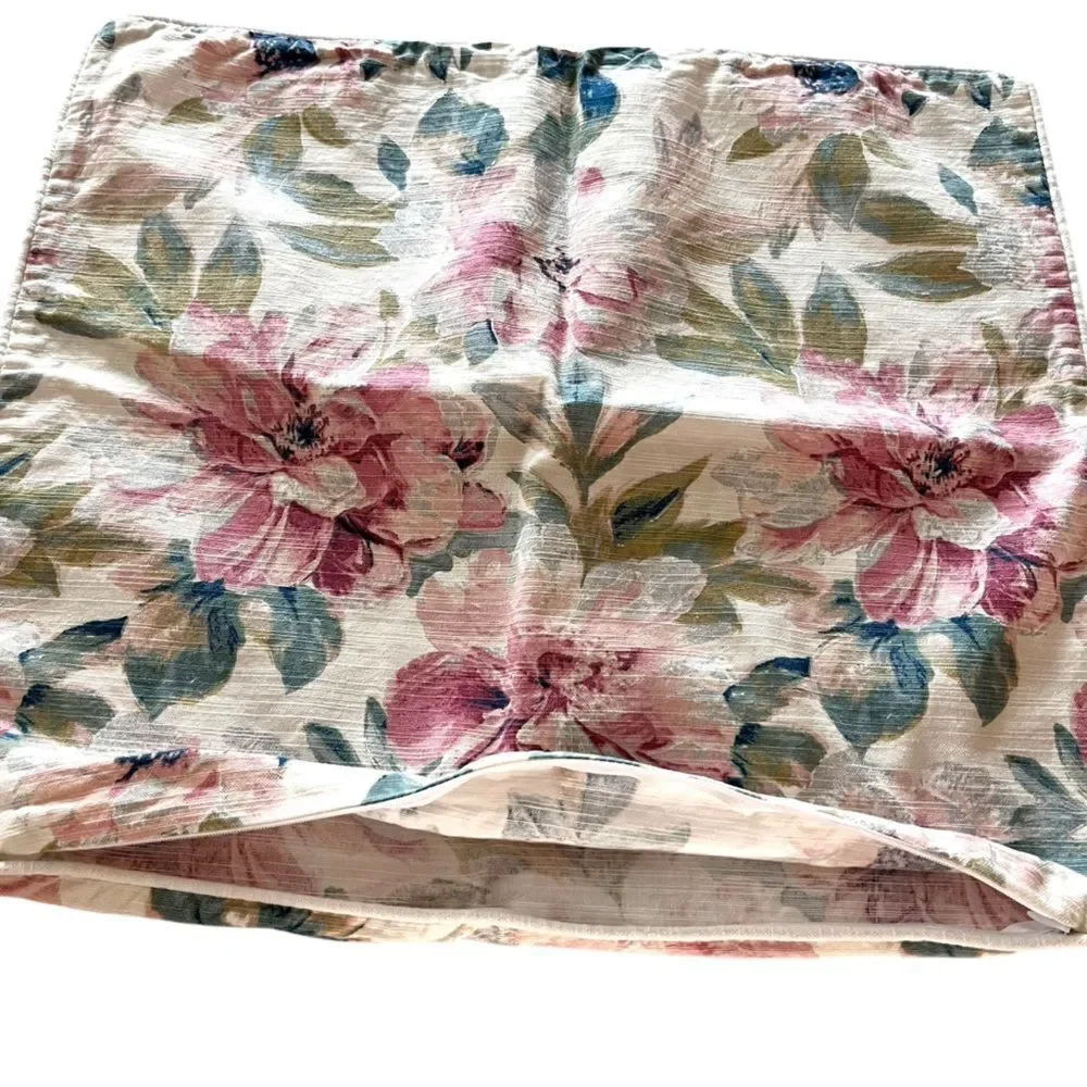 Floral Pillow Cover